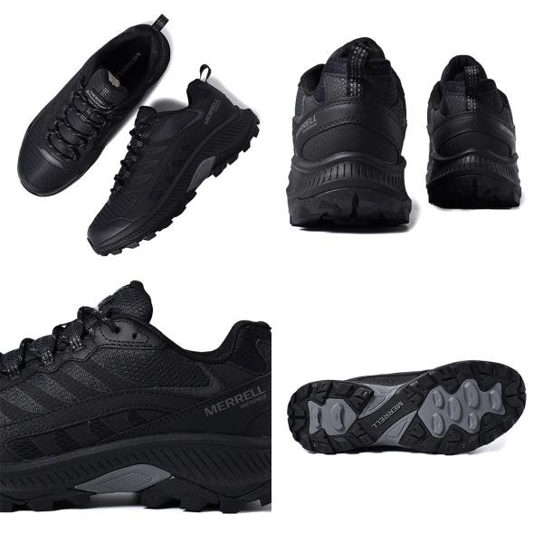 MERRELL メレル スピードストライク2 ウォータープルーフ スニーカー SPEED STRIKE 2 WATERPROOF "BLACK" "FUNGI" ( J037841 J037847 )
