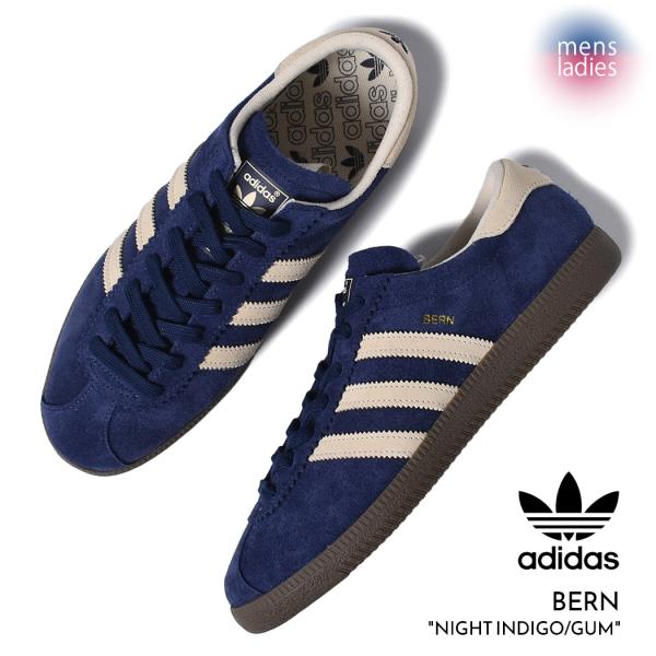 adidas アディダス ベルン スニーカー BERN NIGHT INDIGO/GUM ( 紺 ネイビー スエード メンズ レディース ウィメンズ IG2004 )