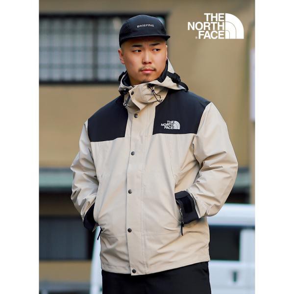 海外限定 THE NORTH FACE ザ ノースフェイス マウンテン ジャケット 1990 ECO GTX MOUNTAIN JACKET BEIGE BLACK ゴアテックス NJ2GQ50Aの通販は