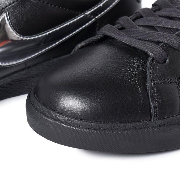 DANCER SKATEBOARDS × NIKE SB ナイキ ズーム ブレーザー ロー スニーカー ZOOM BLAZER LOW QS BLACK SILVER 黒 HJ6703-001_4