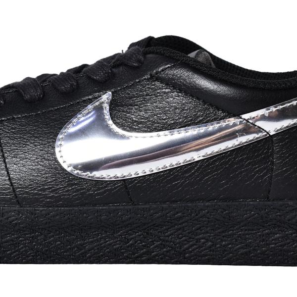 DANCER SKATEBOARDS × NIKE SB ナイキ ズーム ブレーザー ロー スニーカー ZOOM BLAZER LOW QS BLACK SILVER 黒 HJ6703-001_5
