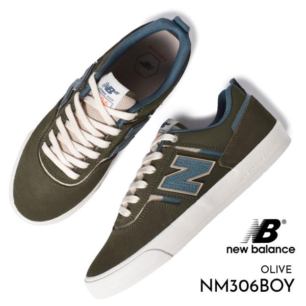 海外限定 NEW BALANCE ニューバランス ヌメリック 306 スニーカー NUMERIC NM306BOY OLIVE ( 日本未発売 オリーブ 緑 カーキ khaki )