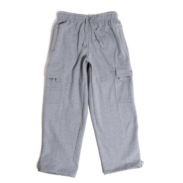 PRO CLUB プロクラブ フリース カーゴパンツ スウェットパンツ Heavyweight Fleece Cargo Pants GREY BLACK スエット ズボン 162_4