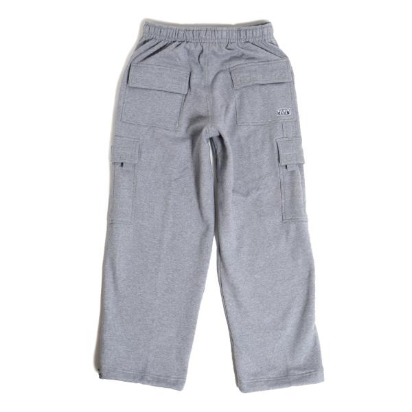 PRO CLUB プロクラブ フリース カーゴパンツ スウェットパンツ Heavyweight Fleece Cargo Pants GREY BLACK スエット ズボン 162_5