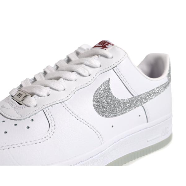 NIKE ナイキ ウィメンズ エアフォース スニーカー WMNS AIR FORCE 1 07 LX GLITTER SWOOSH ( 白 ホワイト ラメ レディース HQ3461-191 )_4