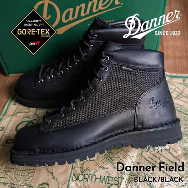 DANNER ダナー ダナーフィールド ブーツ Danner Field GORE-TEX BLACK 