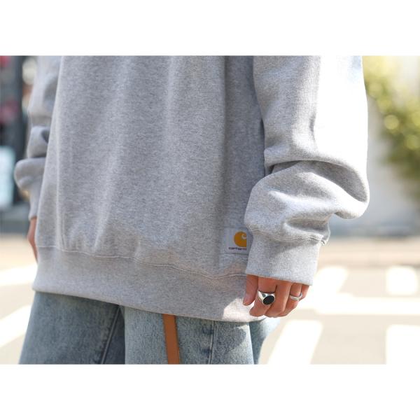 CARHARTT カーハート ミッドウェイト スウェット MIDWEIGHT CREWNECK SWEATSHIRT BLACK H.GREY NAVY ( トレーナー プルオーバー スエット K124 )