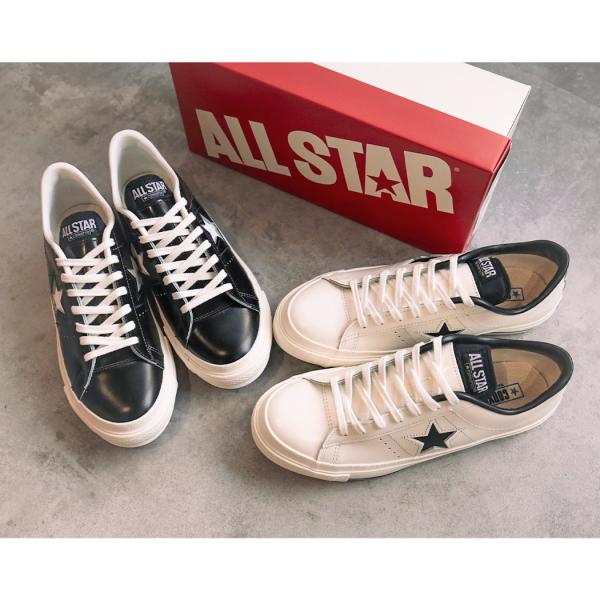 CONVERSE コンバース ワンスター レザー スニーカー ONE STAR J MADE IN JAPAN BLACK/WHITE ( 黒 ブラック メンズ LEATHER 32346511 )_10