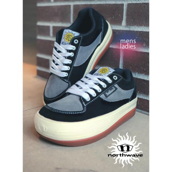 NORTHWAVE ノースウェーブ エスプレッソ スエード スニーカー ESPRESSO SUEDE BLACK/GREY ( 黒 ブラック グレ メンズ 国内正規品 NW-001 )