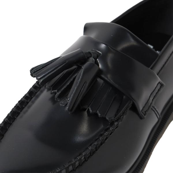 Dr.Martens ドクターマーチン アドリアン レザー ローファー シューズ ADRIAN BLACK ( 厚底 黒 タッセル ブラック レディース ウィメンズ 14573001 )