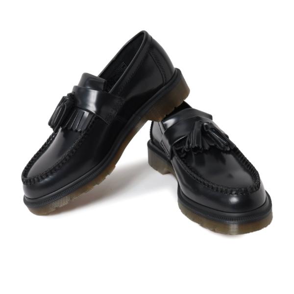 Dr.Martens ドクターマーチン アドリアン レザー ローファー シューズ ADRIAN BLACK ( 厚底 黒 タッセル ブラック レディース ウィメンズ 14573001 )