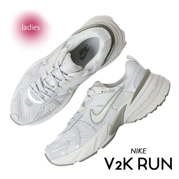NIKE ナイキ W V2K RUN ウィメンズ スニーカー WHITE/LIGHT ARMY ( 白 ホワイト ランニング カーキ レディース ウィメンズ FD0736-006 )
