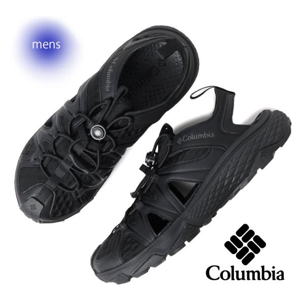 Columbia コロンビア ウィメンズ ピークフリーク シャンダル PEAKFREAK RUSHSHANDAL BLACK ( 黒 メンズ サンダル SANDAL BM0341-010 )