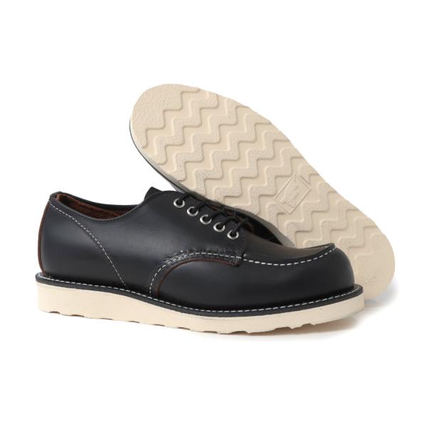 RED WING レッドウィング クラシックモック オックスフォード ワーク ブーツ CLASSIC MOC OXFORD BLACK PRAIRIE ( USA製 黒 ブラック レザー 8090 )_10