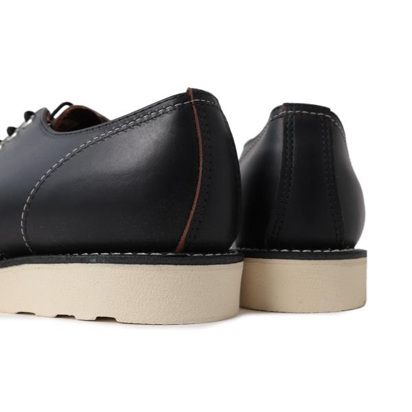 RED WING レッドウィング クラシックモック オックスフォード ワーク ブーツ CLASSIC MOC OXFORD BLACK PRAIRIE ( USA製 黒 ブラック レザー 8090 )_2