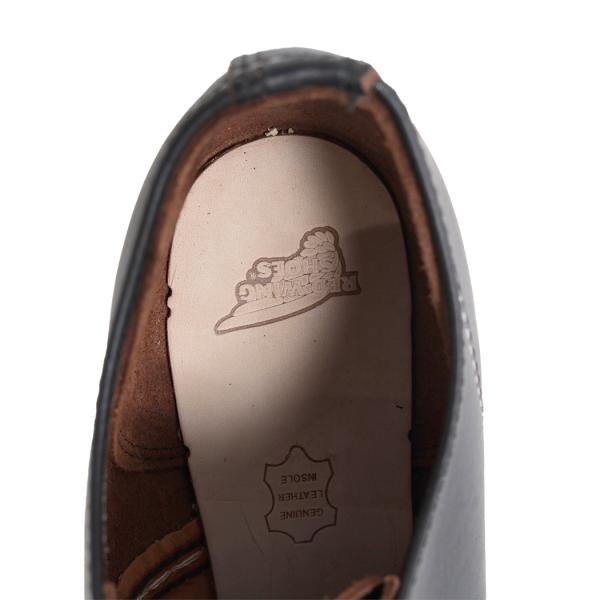 RED WING レッドウィング クラシックモック オックスフォード ワーク ブーツ CLASSIC MOC OXFORD BLACK PRAIRIE ( USA製 黒 ブラック レザー 8090 )_6