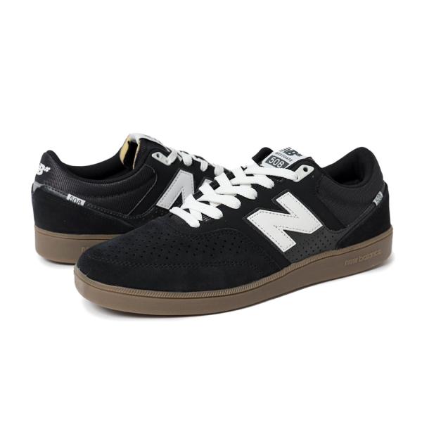 海外限定 NEW BALANCE ニューバランス ヌメリック スニーカー NUMERIC NM508SBA BLACK/GUM ( 日本未発売 黒 ブラック SKATE スケート )