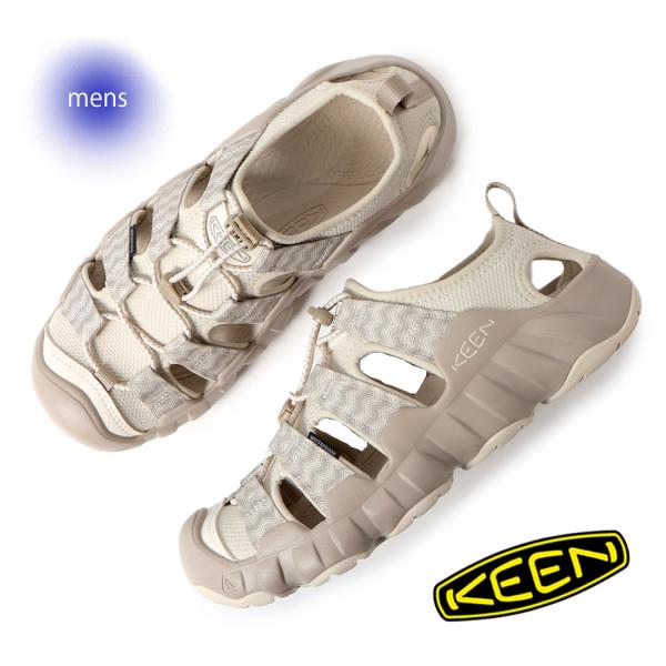 KEEN キーン メンズ ハイパーポート シューズ サンダル MENS HYPERPORT H2 BIRCH/PLAZA-TAUPE ( ベージュ SANDAL 水陸両用 1030611 )