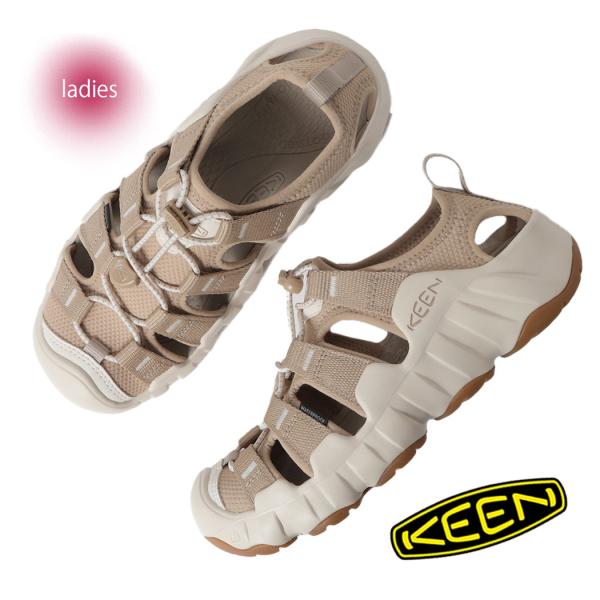 KEEN キーン レディース ハイパーポート シューズ サンダル WOMEN HYPERPORT H2 CHIPMUNK/BIRCH ( ベージュ SANDAL 水陸両用 1030678 )