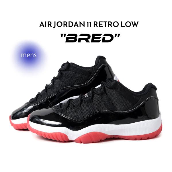 NIKE ナイキ ウィメンズ エア ジョーダン レトロ ロー スニーカー AIR JORDAN 11 RETRO LOW BRED ブレッド 黒 赤 ブラック FV5104-006