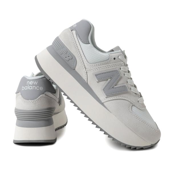 TJ　 New Balance スニーカー ホワイト/グレー 24.0 レディース 【NEW BALANCE】 ニューバランス WL574ZQA(B) WL574Z