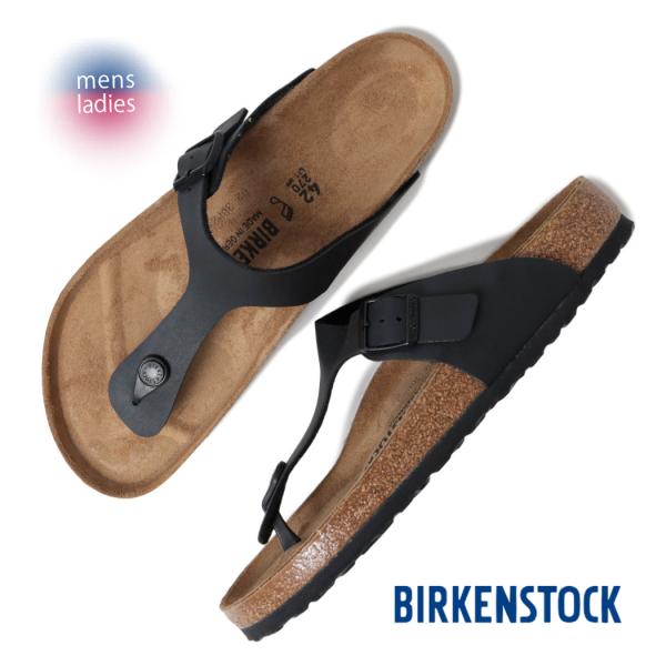 BIRKENSTOCK ビルケンシュトック ギザ ビルコフロー サンダル GIZEH BIRKO-FLOR ( REGULAR FIT ) BLACK ( 黒 ブラック トング メンズ 43691 )