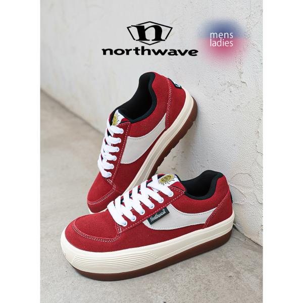 NORTHWAVE ノースウェーブ エスプレッソ スエード スニーカー ESPRESSO SUEDE RED/WHITE ( 赤 レッド 白 ホワイト 国内正規品 メンズ NW-001 )