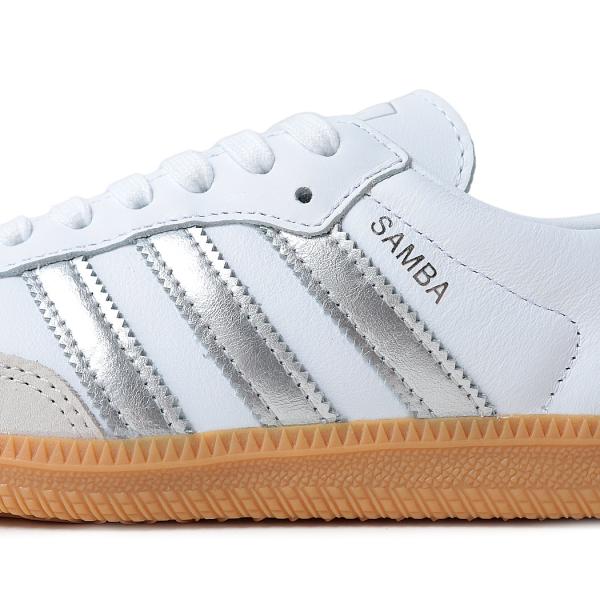 adidas アディダス サンバ OG スニーカー SAMBA OG W WHITE SILVER GUM ( 白 ホワイト シルバー レディース ウィメンズ JI2725 )