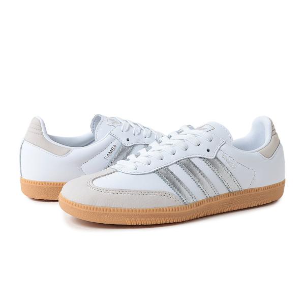 adidas アディダス サンバ OG スニーカー SAMBA OG W WHITE SILVER GUM ( 白 ホワイト シルバー レディース ウィメンズ JI2725 )