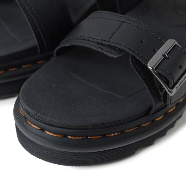 Dr.Martens ドクターマーチン マイルス バックル スライド レザー サンダル MYLES BUCKLE SLIDE SANDAL BLACK ( 厚底 黒 ブラック 31813001 )_2