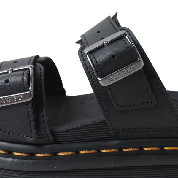 Dr.Martens ドクターマーチン マイルス バックル スライド レザー サンダル MYLES BUCKLE SLIDE SANDAL BLACK ( 厚底 黒 ブラック 31813001 )_4