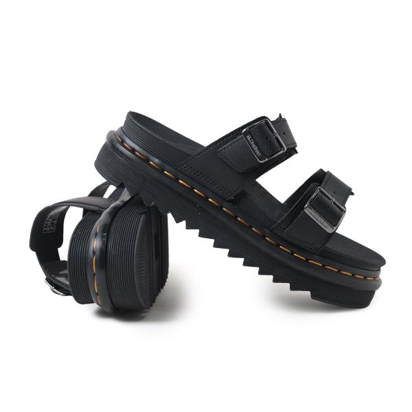 Dr.Martens ドクターマーチン マイルス バックル スライド レザー サンダル MYLES BUCKLE SLIDE SANDAL BLACK ( 厚底 黒 ブラック 31813001 )_6