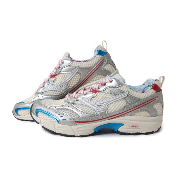 MIZUNO ミズノ MXR OSAKA PACK スニーカー OFF WHITE/SILVER/RED ( 白 ホワイト シルバー レディース ウィメンズ 大阪 D1GA250801 )_1