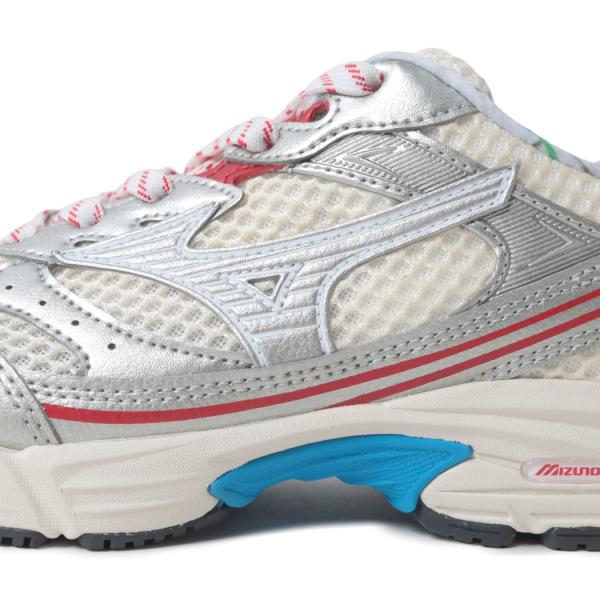 MIZUNO ミズノ MXR OSAKA PACK スニーカー OFF WHITE/SILVER/RED ( 白 ホワイト シルバー レディース ウィメンズ 大阪 D1GA250801 )_5