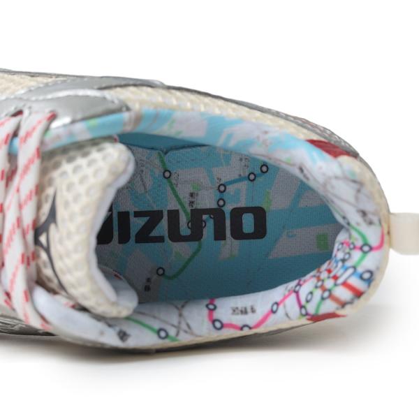 MIZUNO ミズノ MXR OSAKA PACK スニーカー OFF WHITE/SILVER/RED ( 白 ホワイト シルバー レディース ウィメンズ 大阪 D1GA250801 )_8
