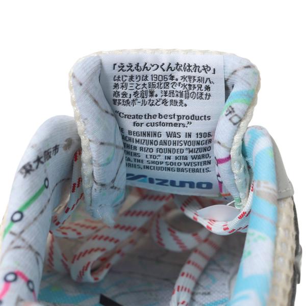 MIZUNO ミズノ MXR OSAKA PACK スニーカー OFF WHITE/SILVER/RED ( 白 ホワイト シルバー レディース ウィメンズ 大阪 D1GA250801 )_9