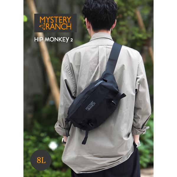 MYSTERY RANCH ミステリーランチ ヒップ モンキー ヒップバック ショルダーバッグ HIP MONKEY 2 BLACK ( 黒 ブラック バッグ BAG 鞄 110670-001 )