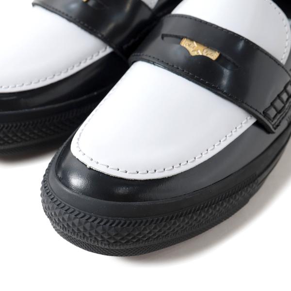 CONVERSE コンバース オールスター コイン ローファー スニーカー ALL STAR COINLOAFER BLACK/WHITE ( 黒 白 レザー 国内正規品 31315090 )