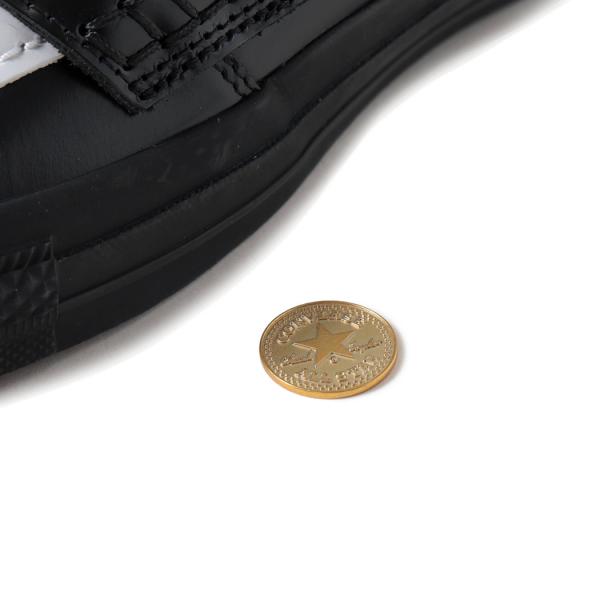 CONVERSE コンバース オールスター コイン ローファー スニーカー ALL STAR COINLOAFER BLACK/WHITE ( 黒 白 レザー 国内正規品 31315090 )