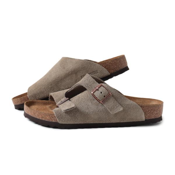 BIRKENSTOCK ビルケンシュトック チューリッヒ レザー メンズ サンダル Zurich ( REGULAR FIT ) TAUPE ( トープ ベージュ スエード メンズ 50461 )_1