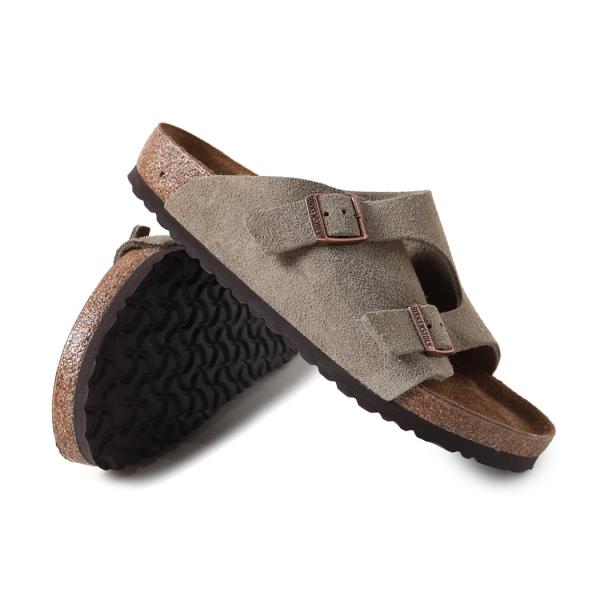 BIRKENSTOCK ビルケンシュトック チューリッヒ レザー メンズ サンダル Zurich ( REGULAR FIT ) TAUPE ( トープ ベージュ スエード メンズ 50461 )_7