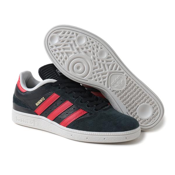 adidas アディダス ブセニツ スニーカー BUSENITZ BLACK/RED 