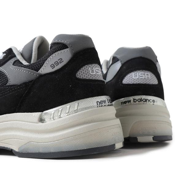 NEW BALANCE ニューバランス 992 スニーカー U992BK MADE IN USA BLACK ( 黒 ブラック グレー 993 D 米国製 アメリカ メンズ )_2