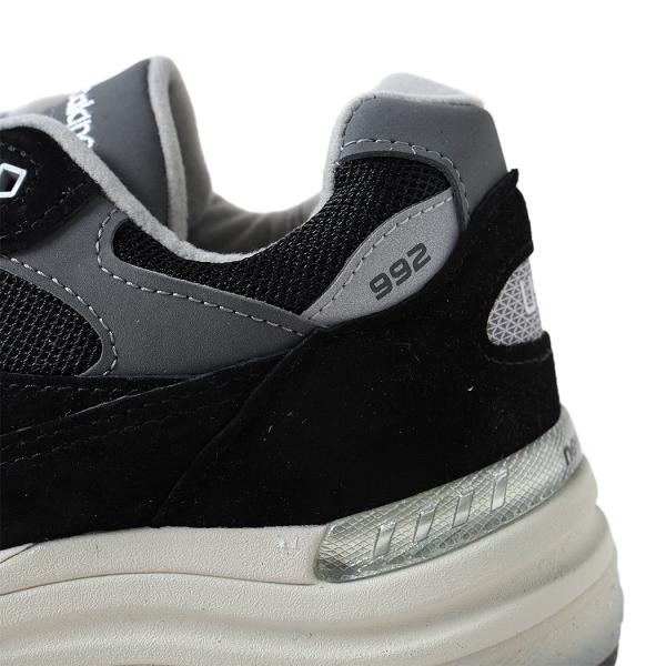 NEW BALANCE ニューバランス 992 スニーカー U992BK MADE IN USA BLACK ( 黒 ブラック グレー 993 D 米国製 アメリカ メンズ )_6