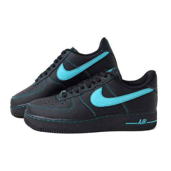 海外限定 NIKE ナイキ エアフォース アン ティファニー スニーカー AIR FORCE 1 07 LV8 Un-Tiffany ( 日本未発売 黒 ブラック メンズ HQ2037-002 )_1
