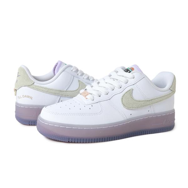 NIKE ナイキ ウィメンズ エアフォース スニーカー WMNS AIR FORCE 1 07 LX WHITE/BARELY GREEN ( 白 ホワイト レディース HF5719-139 )_11