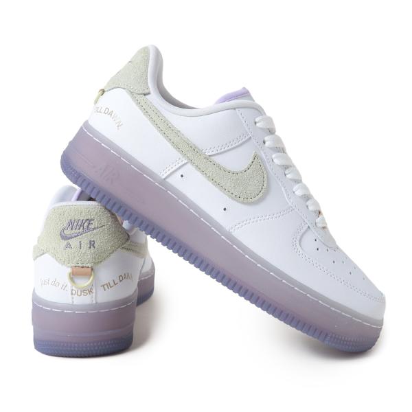 NIKE ナイキ ウィメンズ エアフォース スニーカー WMNS AIR FORCE 1 07 LX WHITE/BARELY GREEN ( 白 ホワイト レディース HF5719-139 )_9