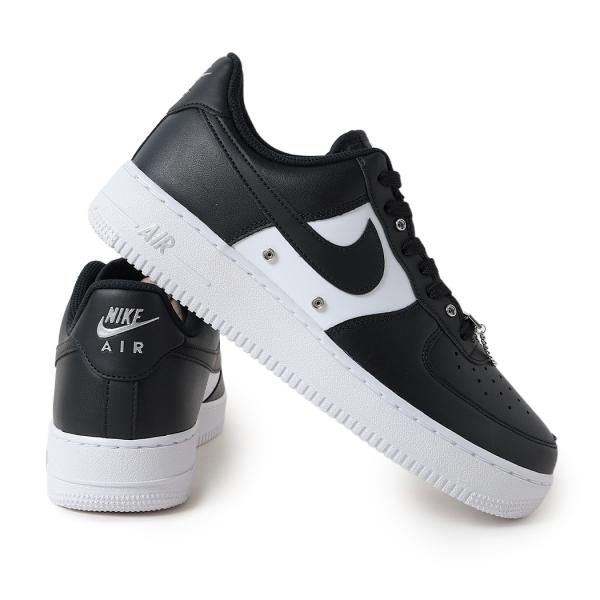 NIKE ナイキ エアフォース ロー スニーカー AIR FORCE 1 ’07 PRM BLACK/WHITE ( ブラック 黒 ホワイト 白 メンズ レディース DA8571-001 )