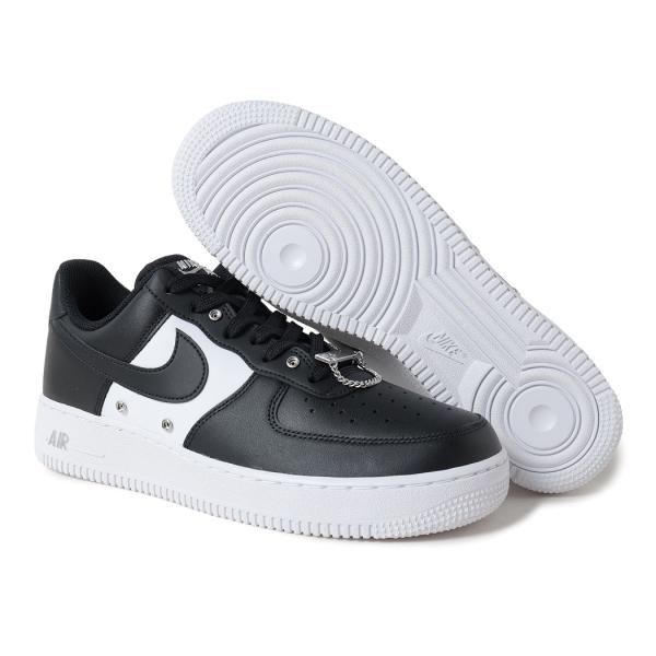 NIKE ナイキ エアフォース ロー スニーカー AIR FORCE 1 ’07 PRM BLACK/WHITE ( ブラック 黒 ホワイト 白 メンズ レディース DA8571-001 )