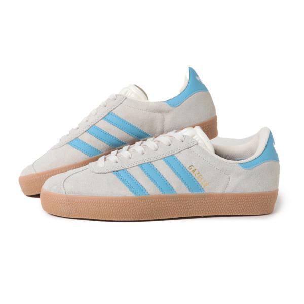 adidas アディダス ガゼル スニーカー GAZELLE ADV WONDER WHITE/PRELOVED BLUE ( ホワイト 白 ブルー 青 メンズ JP8518 )_1